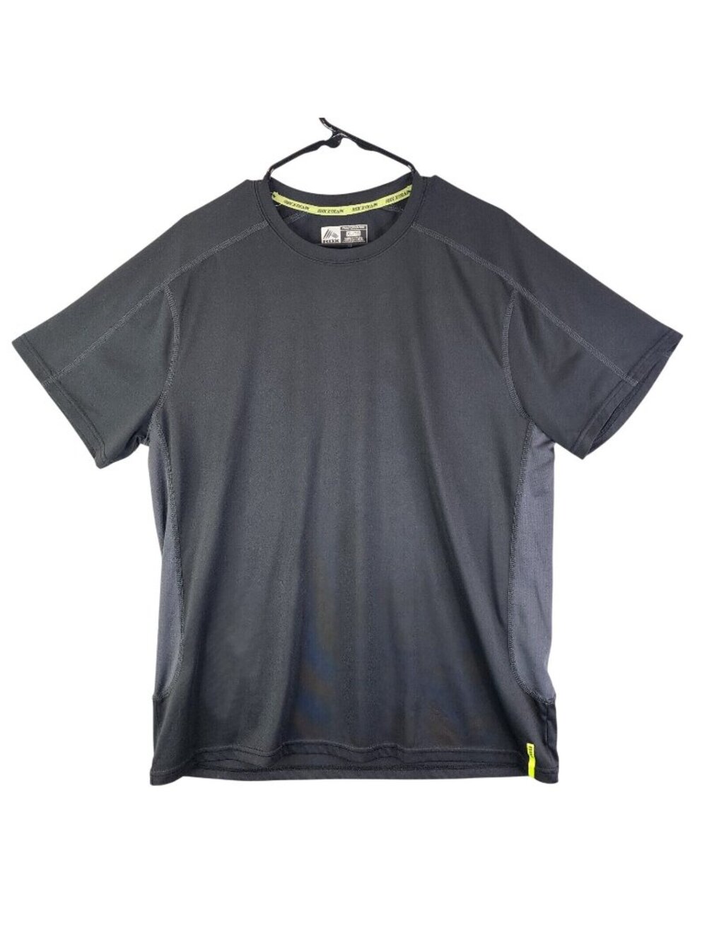 Mens RBX Performance Black Active T Shirt Short Sleeve Crewneck Polyester XL